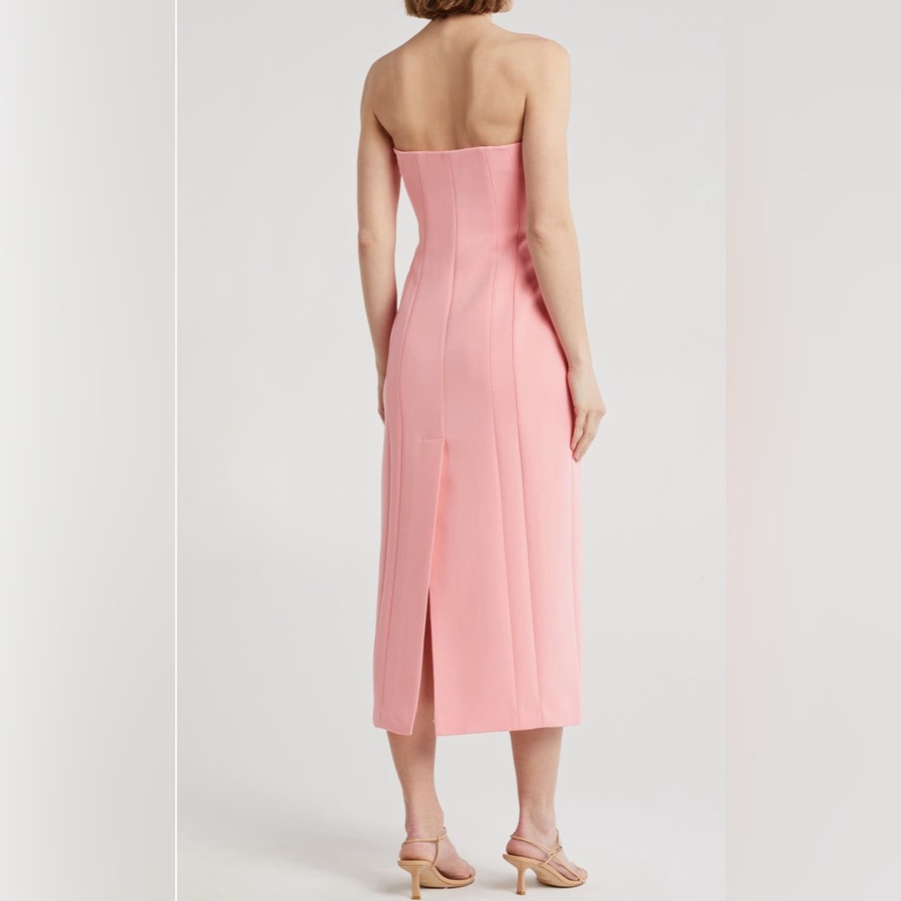 A.L.C. Strapless Dress in Soft Pink Pink Grapefruit size 8 - Picture 10 of 11